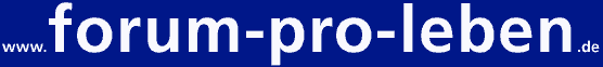 Schriftzug: www.forum-pro-leben.de